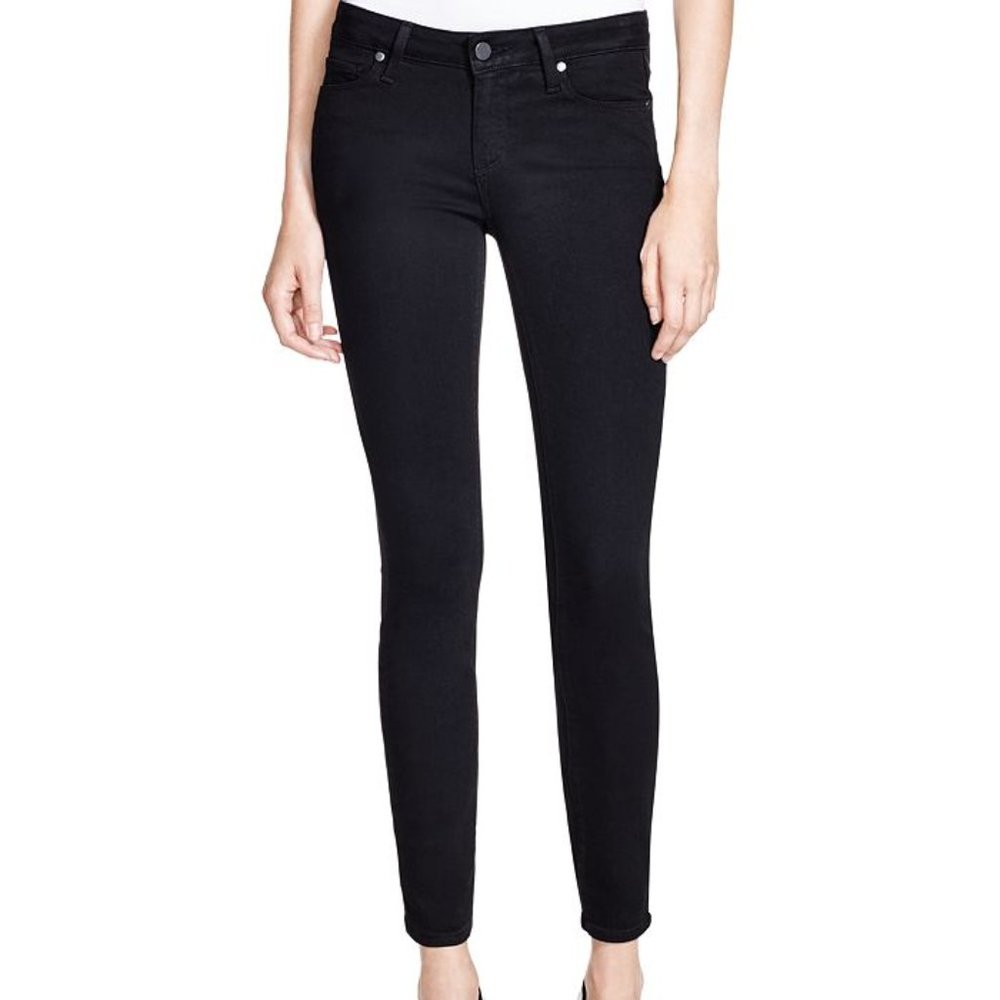PAIGE Verdugo Ultra Skinny Black Jeans